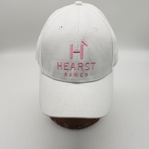 HEARST CASTLE White And Pink Baseball Hat Baseball Cap - Picture 3 of 3